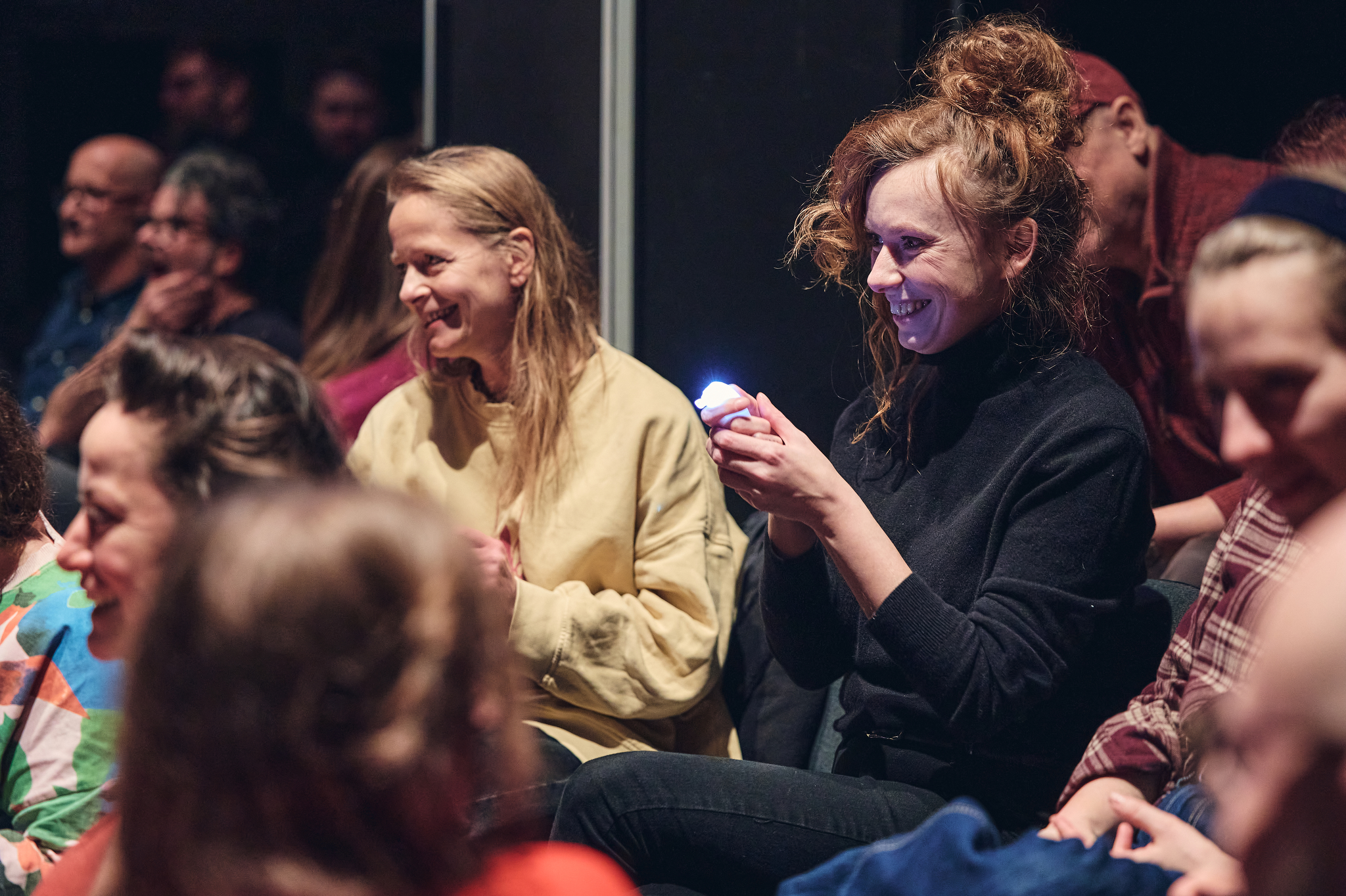 Interakcja z widownią. Fot: Jan Rusek