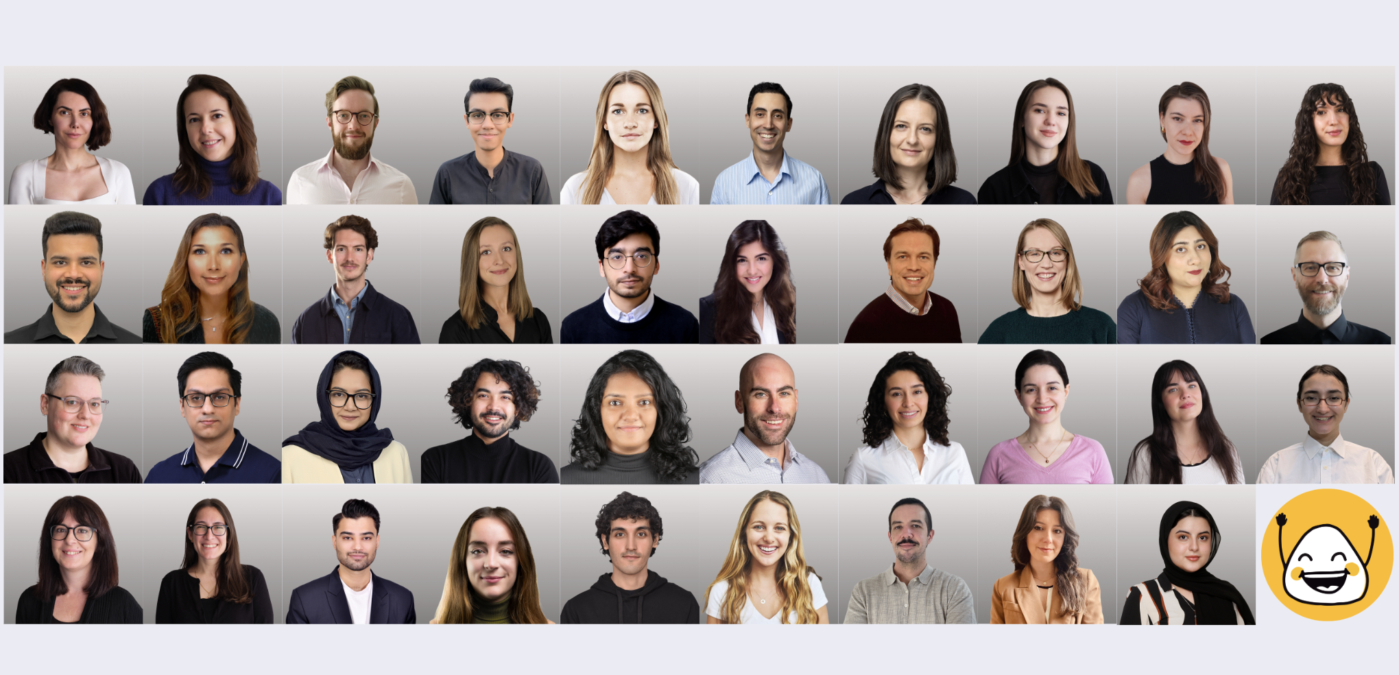 Collage of Product People employee headshots, highlighting a diverse team at a leading product management consulting company.