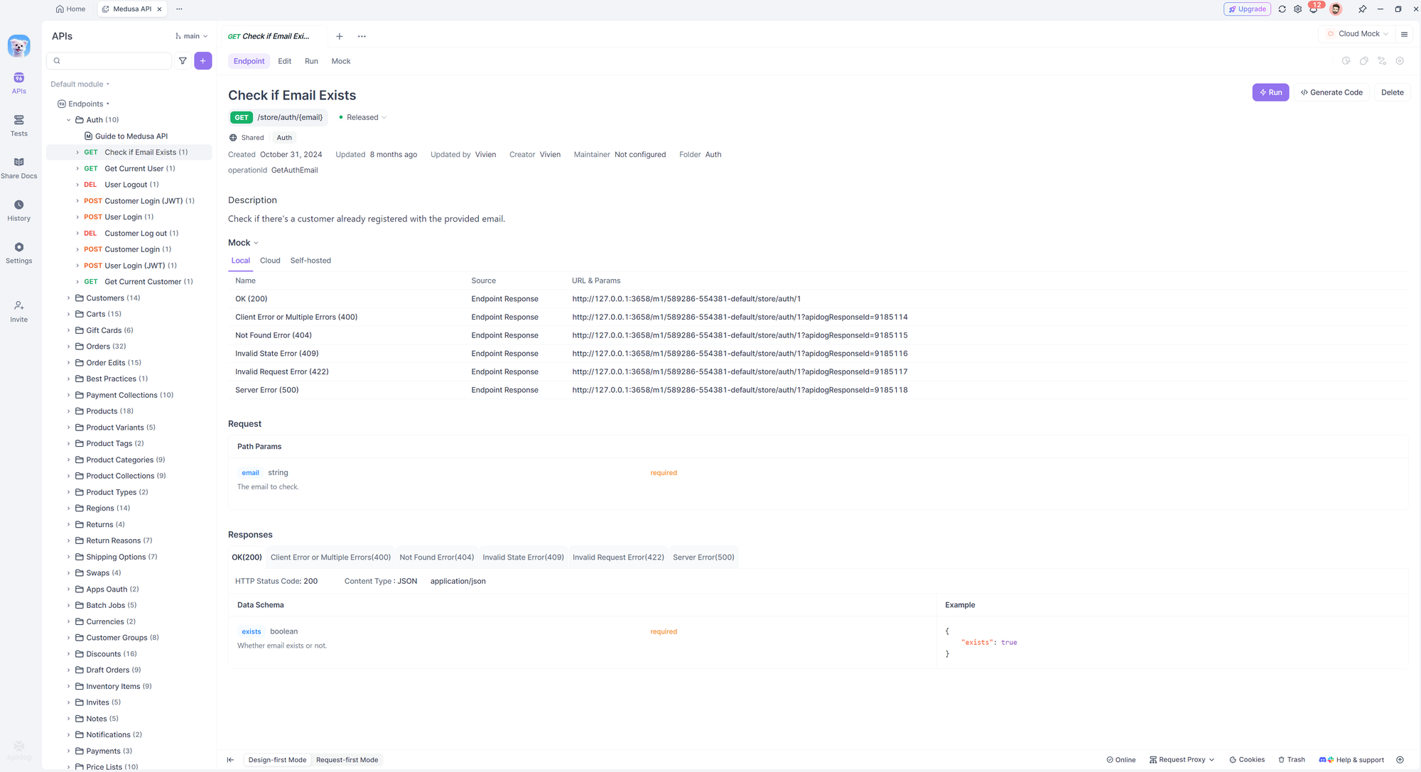 Theneo API documentation generation interface