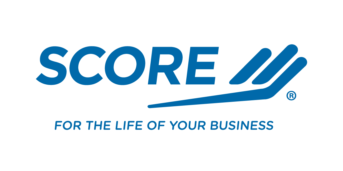 Logo for SCORE, a nonprofit resource partner of the U.S. Small Business Administration