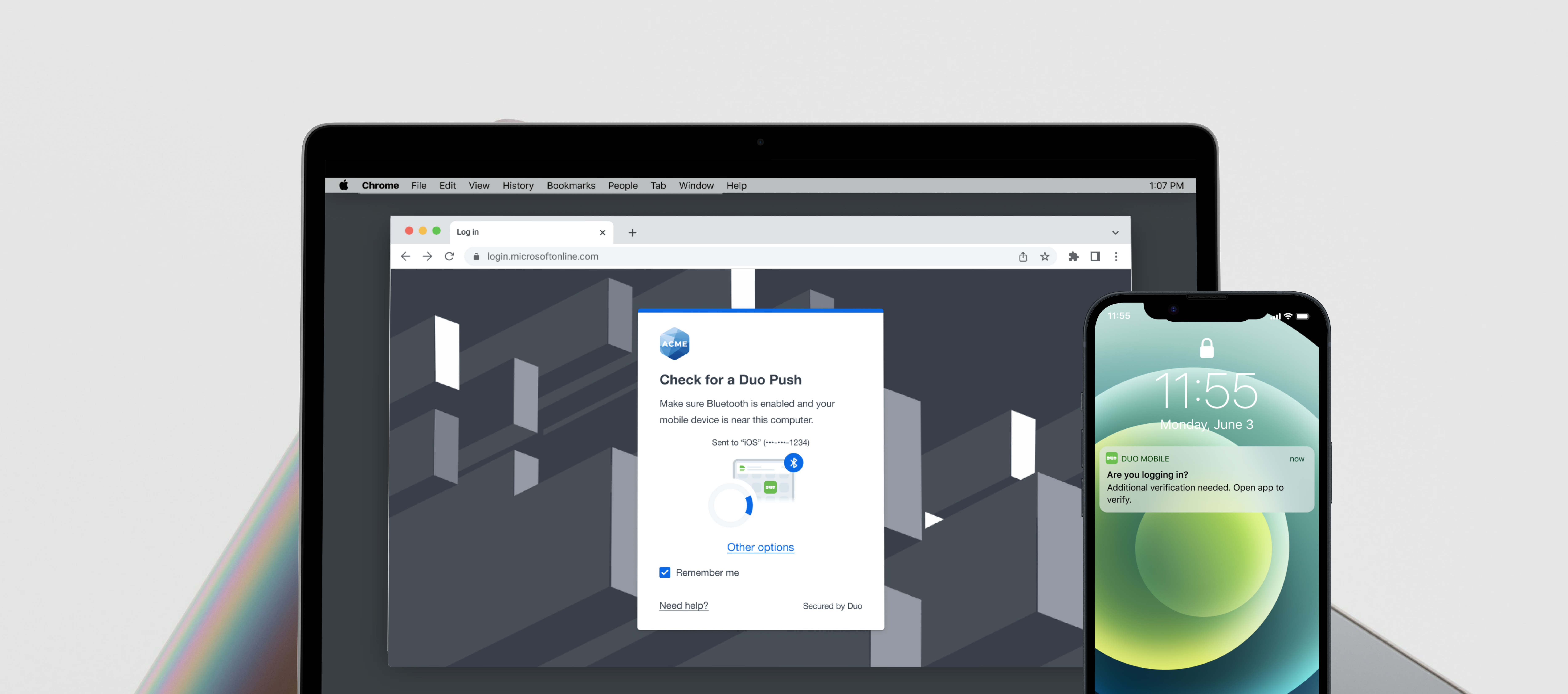 Duo Mobile Push - Bluetooth