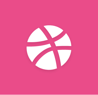 Dribbble Icon - Simplefolio X Webflow Template