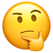 FAQs Thoughtful Face Emoji - Simplefolio X Webflow Template