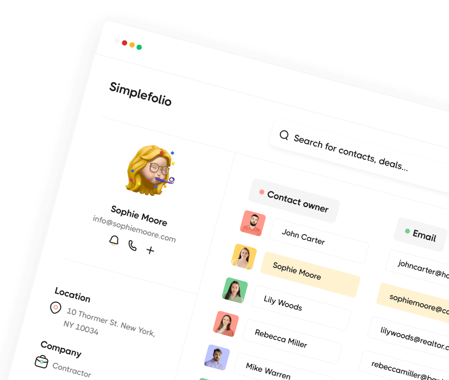 My Broad Set Of Services - Simplefolio X Webflow Template