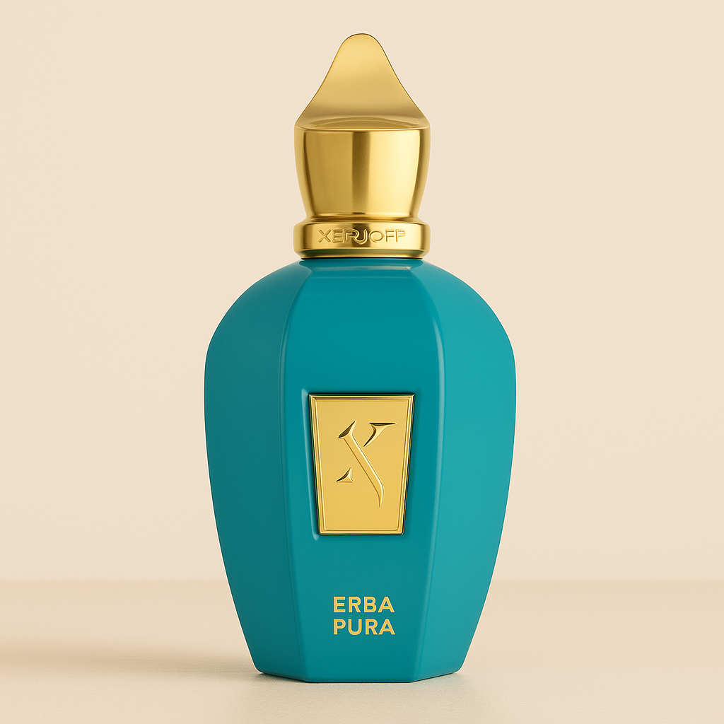 Erba Pura bottle against a light background.