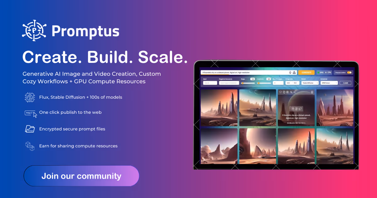 Promptus ai video and image generation