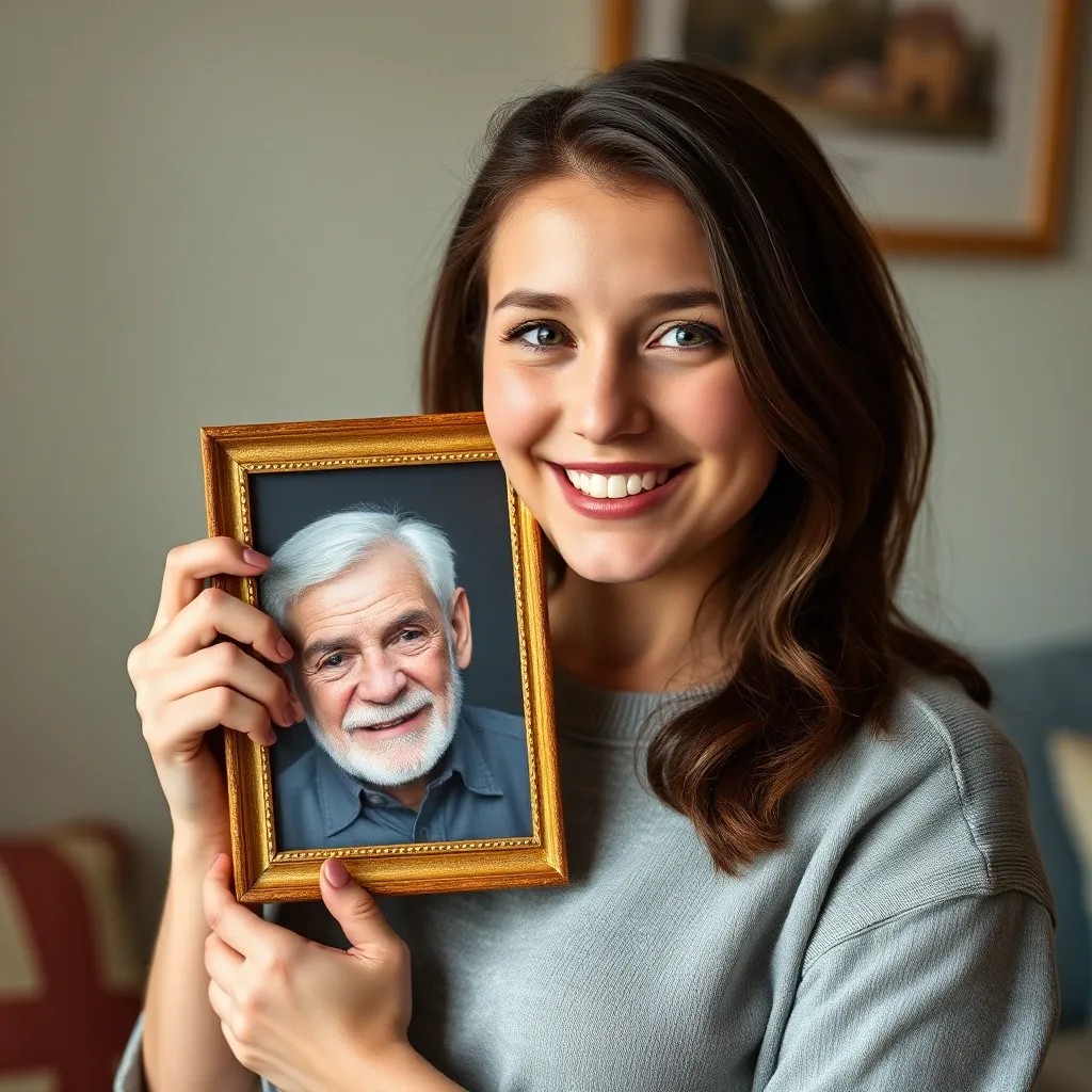 Founder with restored photo