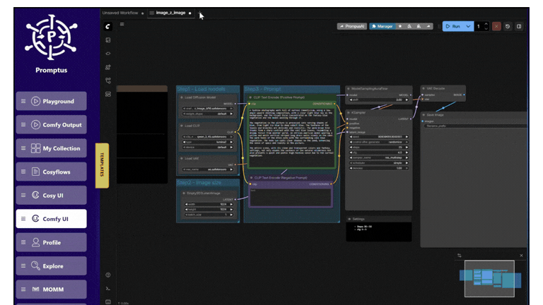 ComfyUI workflow import