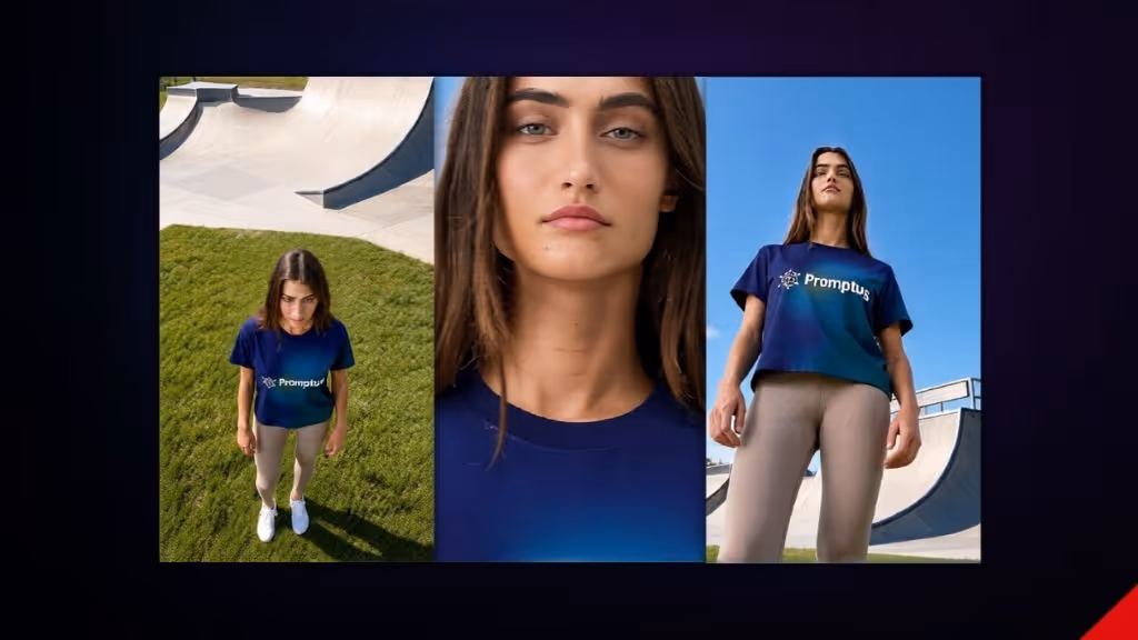 flux image example — same character across 4 different scenes