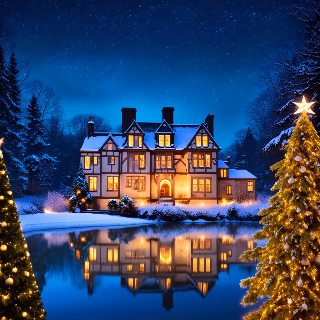 Holiday season AI art with Promptus