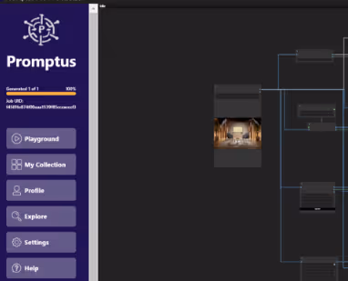 Suite de nodos WAS en Promptus