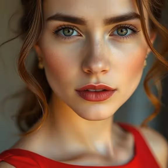 Static portrait photo being transformed into animated face with different expressions using AI technology