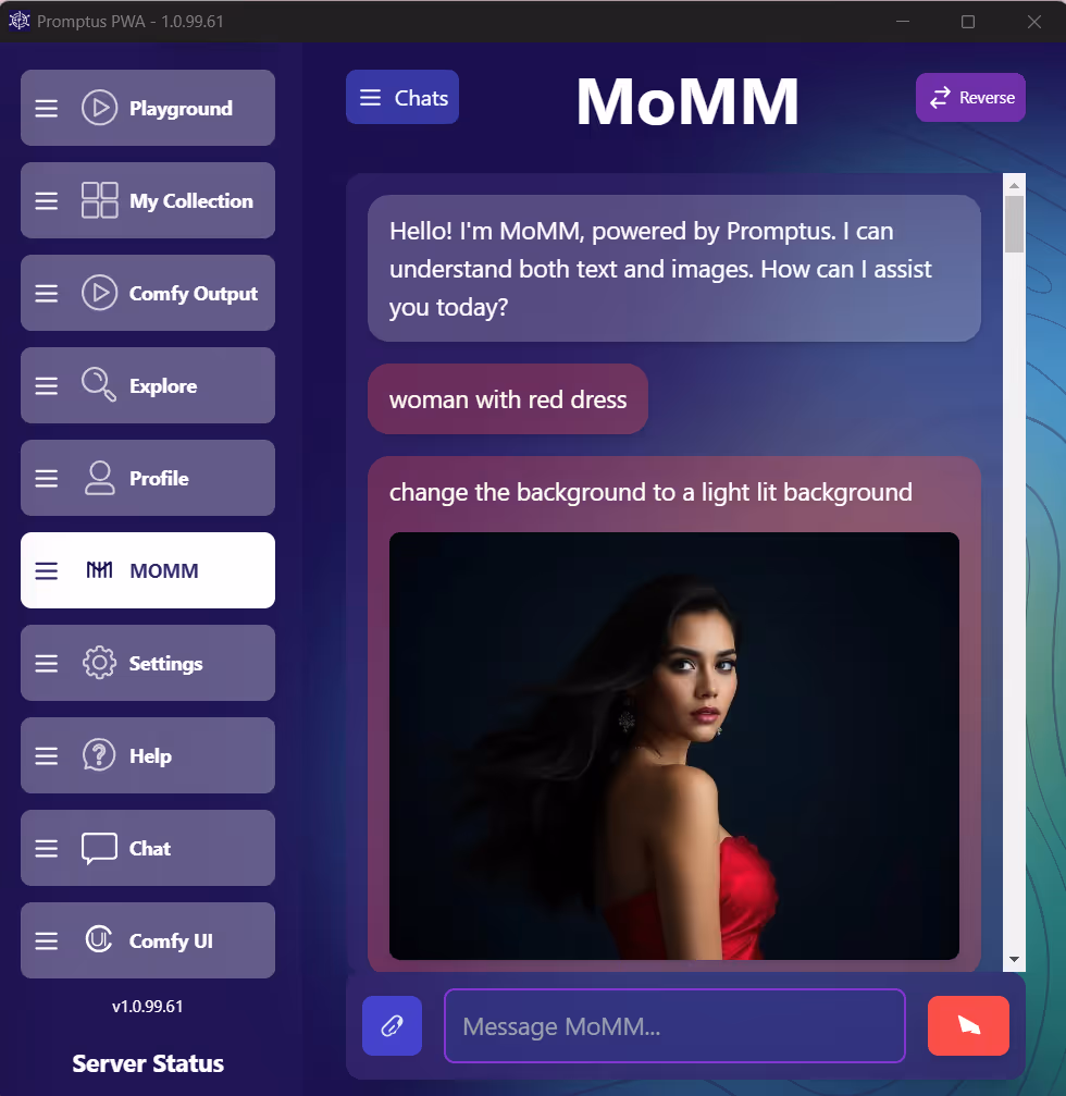 WAN 2.2 in Promptus ComfyUI Studio