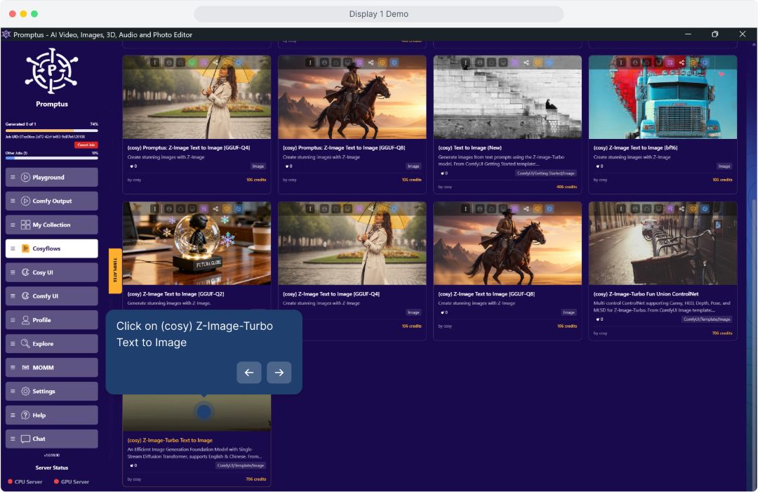 z-image workflow locally