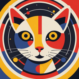 Local ai app private Promptus creates custom AI art style called catymiahause. 