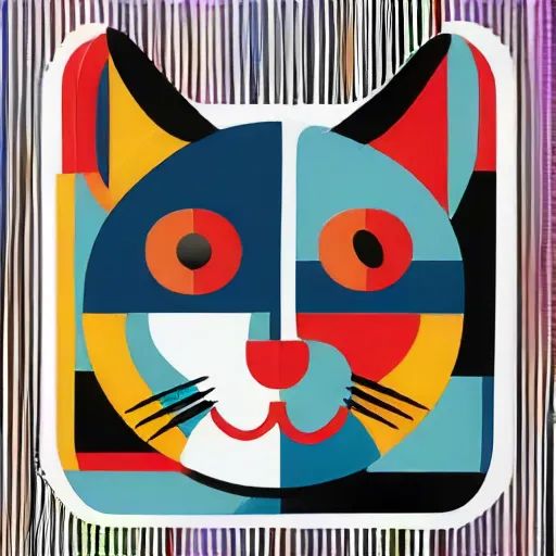 Local ai app private generation of cat art. 
