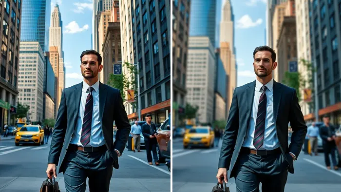 blur background and edit image with ai