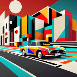 geometric, modernist, architecture, grid