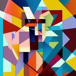 abstract, geometric, dimension, multi-view