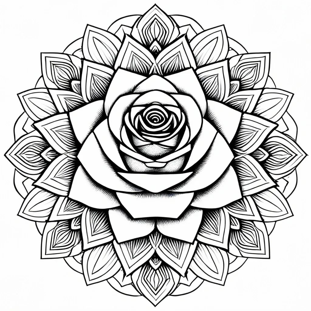 rose-mandela-coloring-page