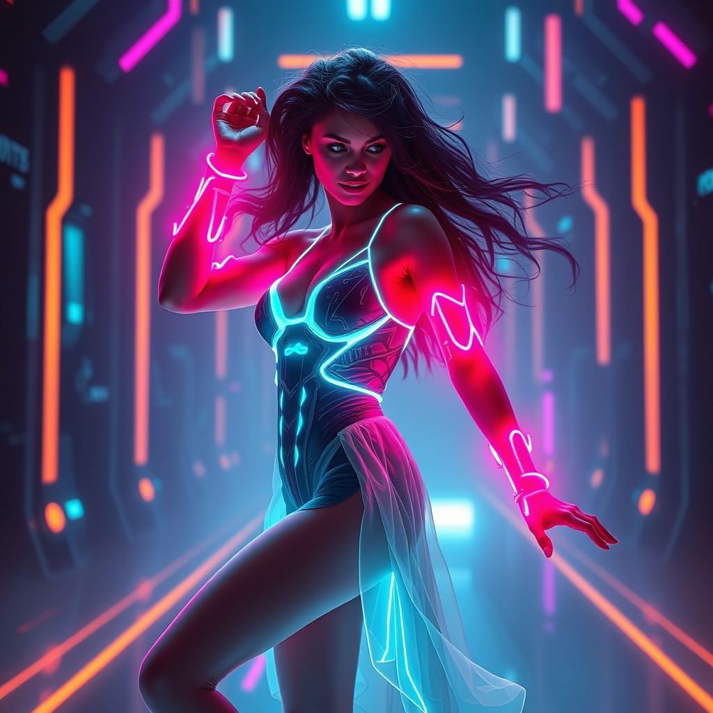 Cybercreature of woman