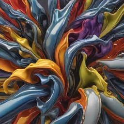 Abstract 3D painting