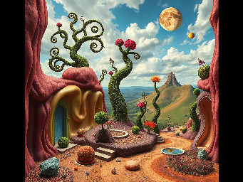 Surreal dreamscapes with Flux 1 Schnell