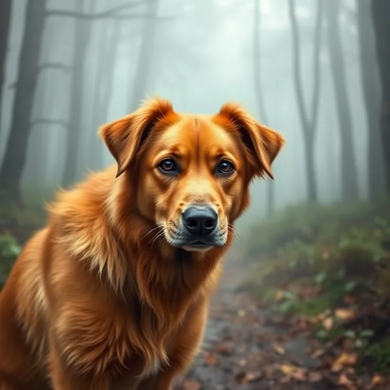 In my dream, I was walking down a foggy forest trail when a golden-brown dog appeared. It looked straight into my eyes-and spoke directly into my mind, telling me I'd meet my partner that very day.