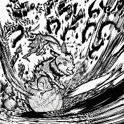 Manga drawing using AI