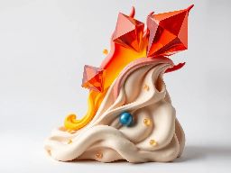 Minimalist 3D polygonal visual