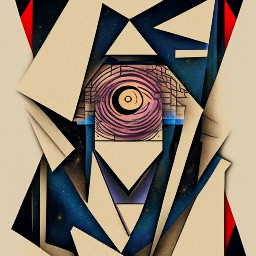 Cubism artwork generated on Promptus AI