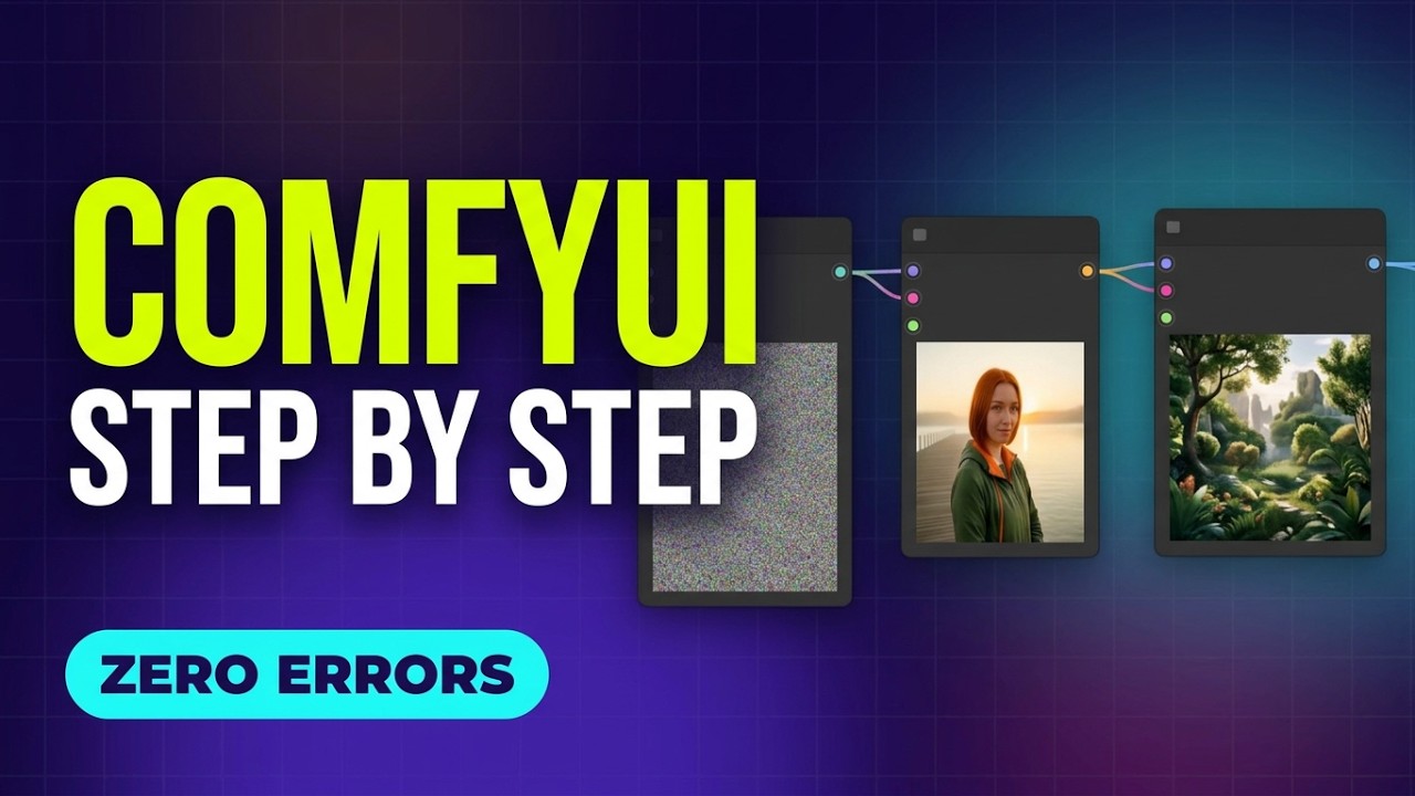 ComfyUI workflow nodes for a beginner tutorial in Promptus