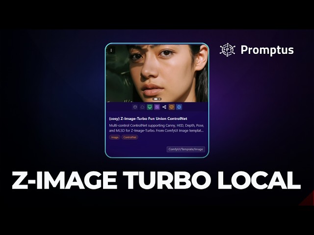 Z-Image Turbo ControlNet workflow with Canny edge settings in ComfyUI