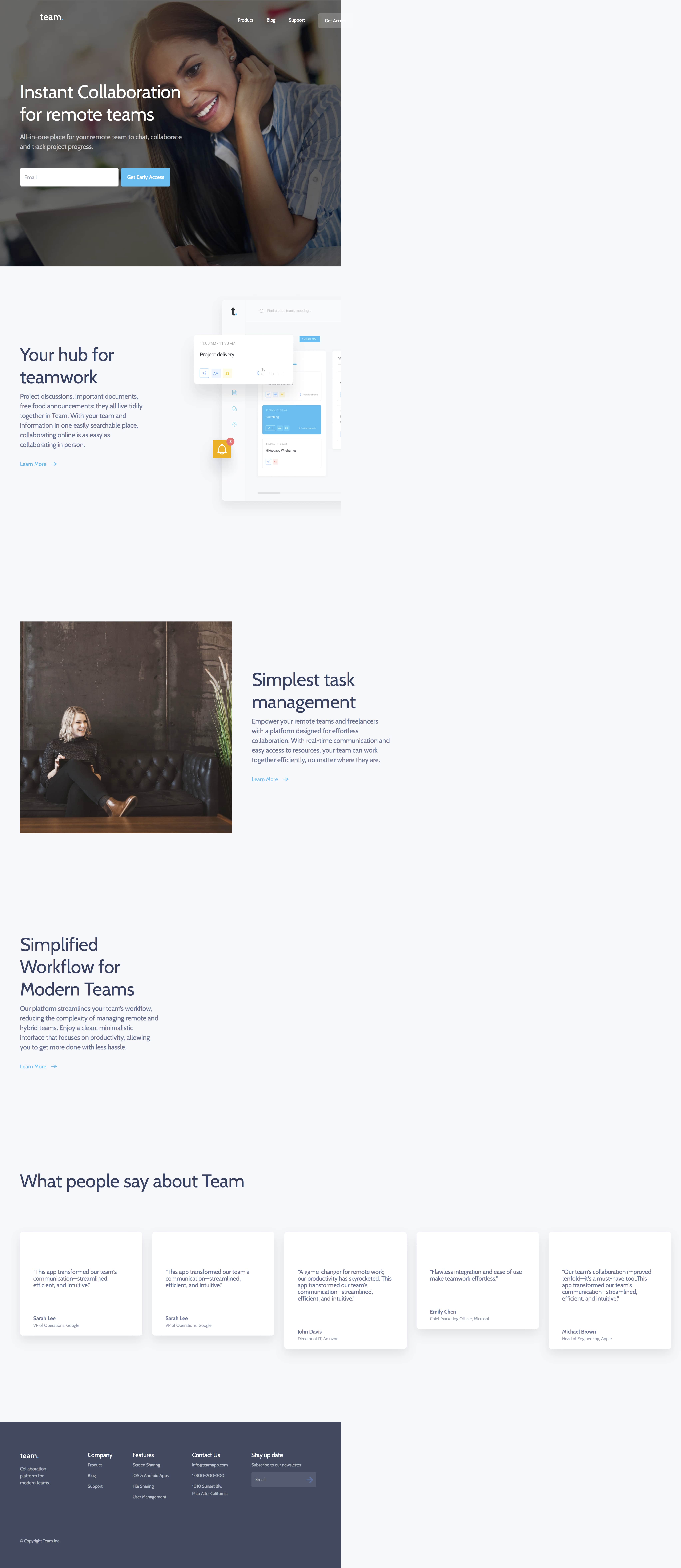 A screenshot of web page