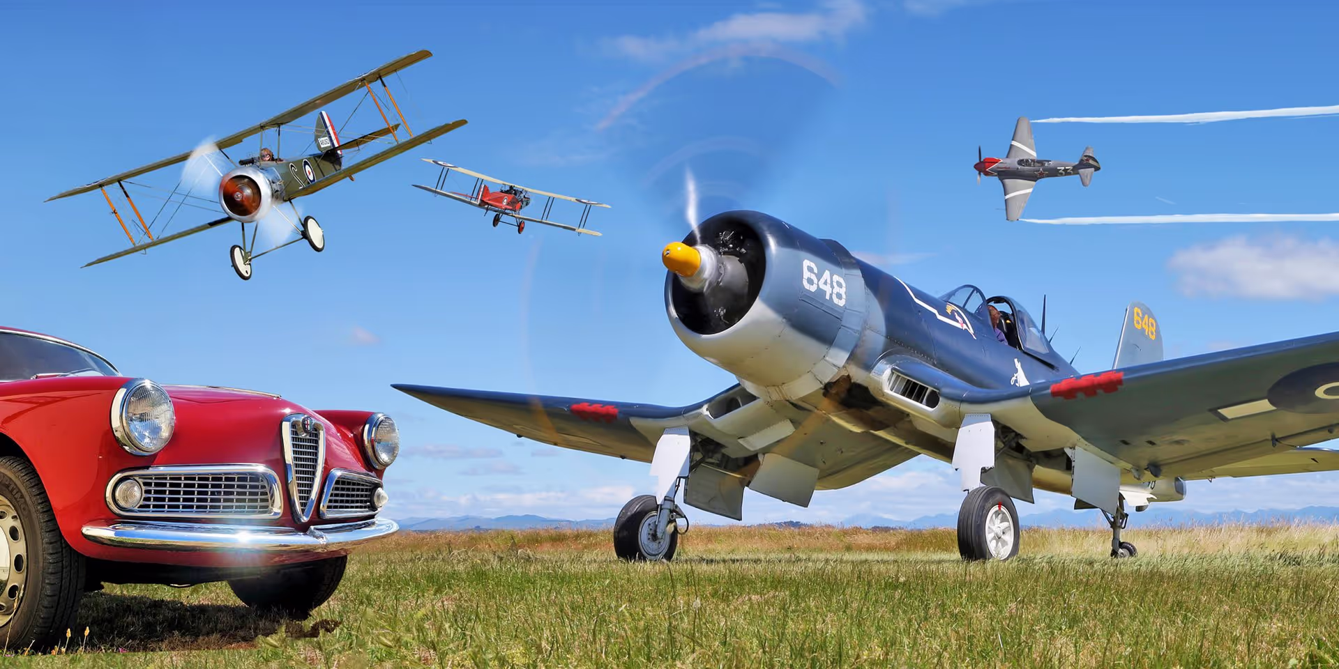 We are excited to announce that our first Wings & Wheels Open Day for 2004 is on Sunday, the 4th of February!
