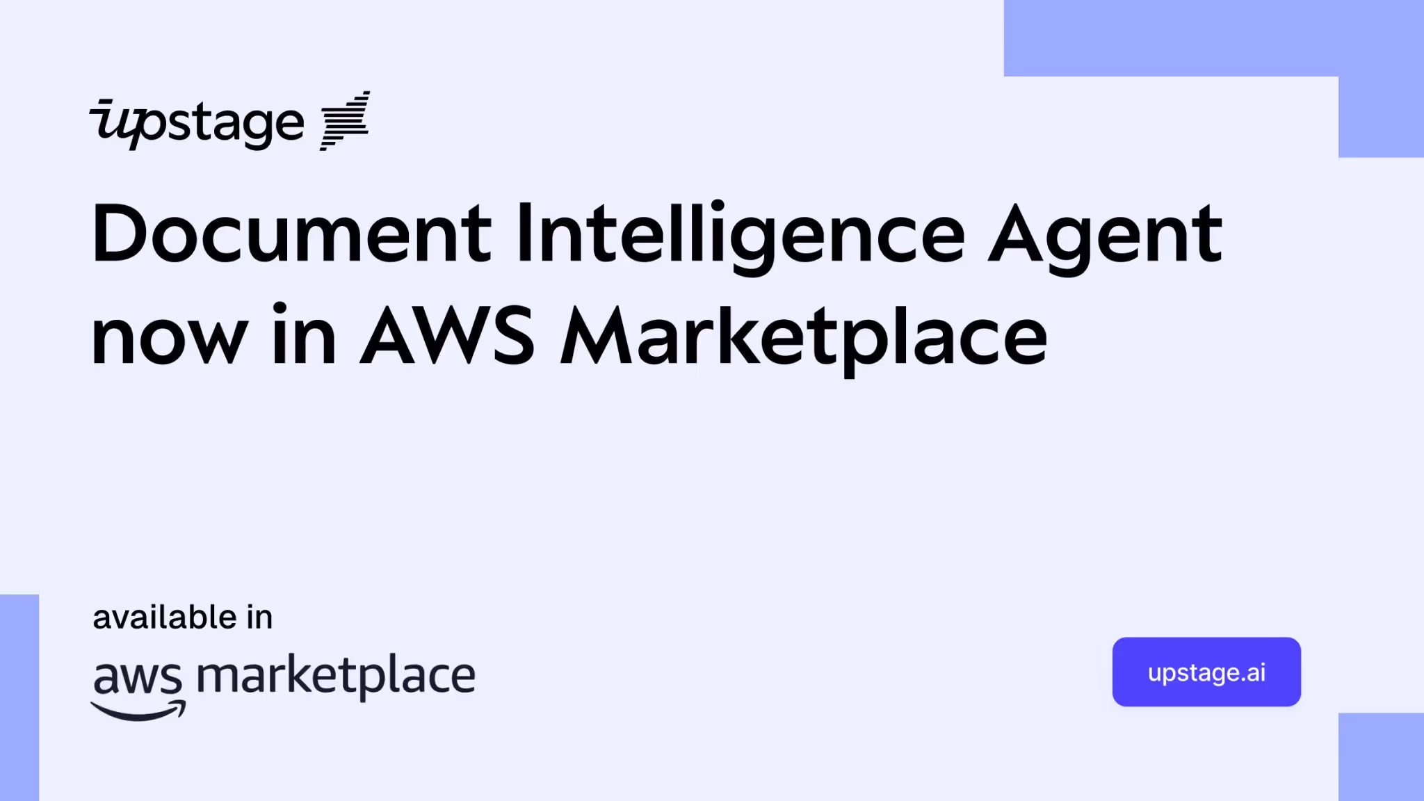Document Intelligence now available in the new AWS Marketplace AI Agents and Tools category