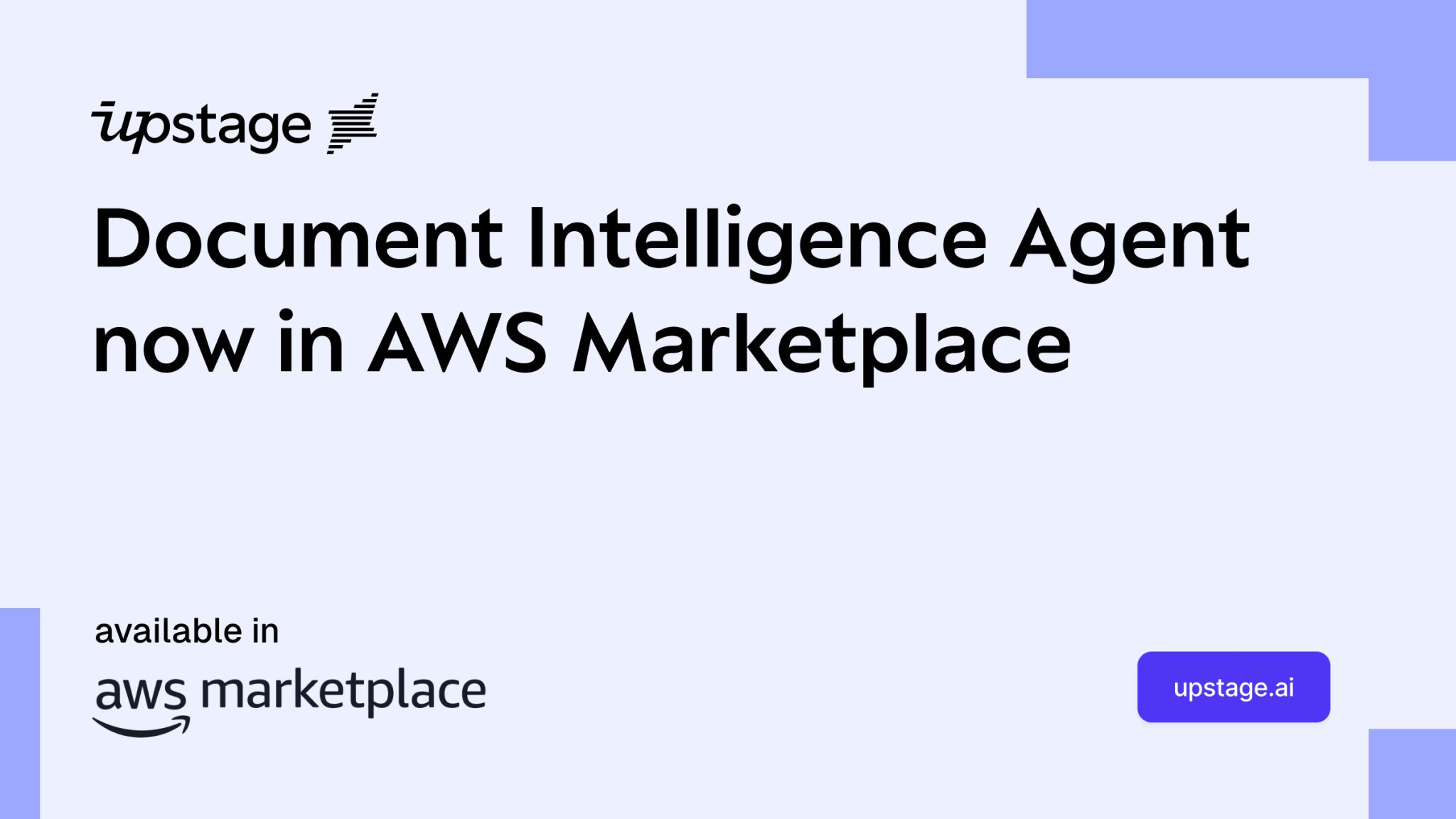 Document Intelligence now available in the new AWS Marketplace AI Agents and Tools category
