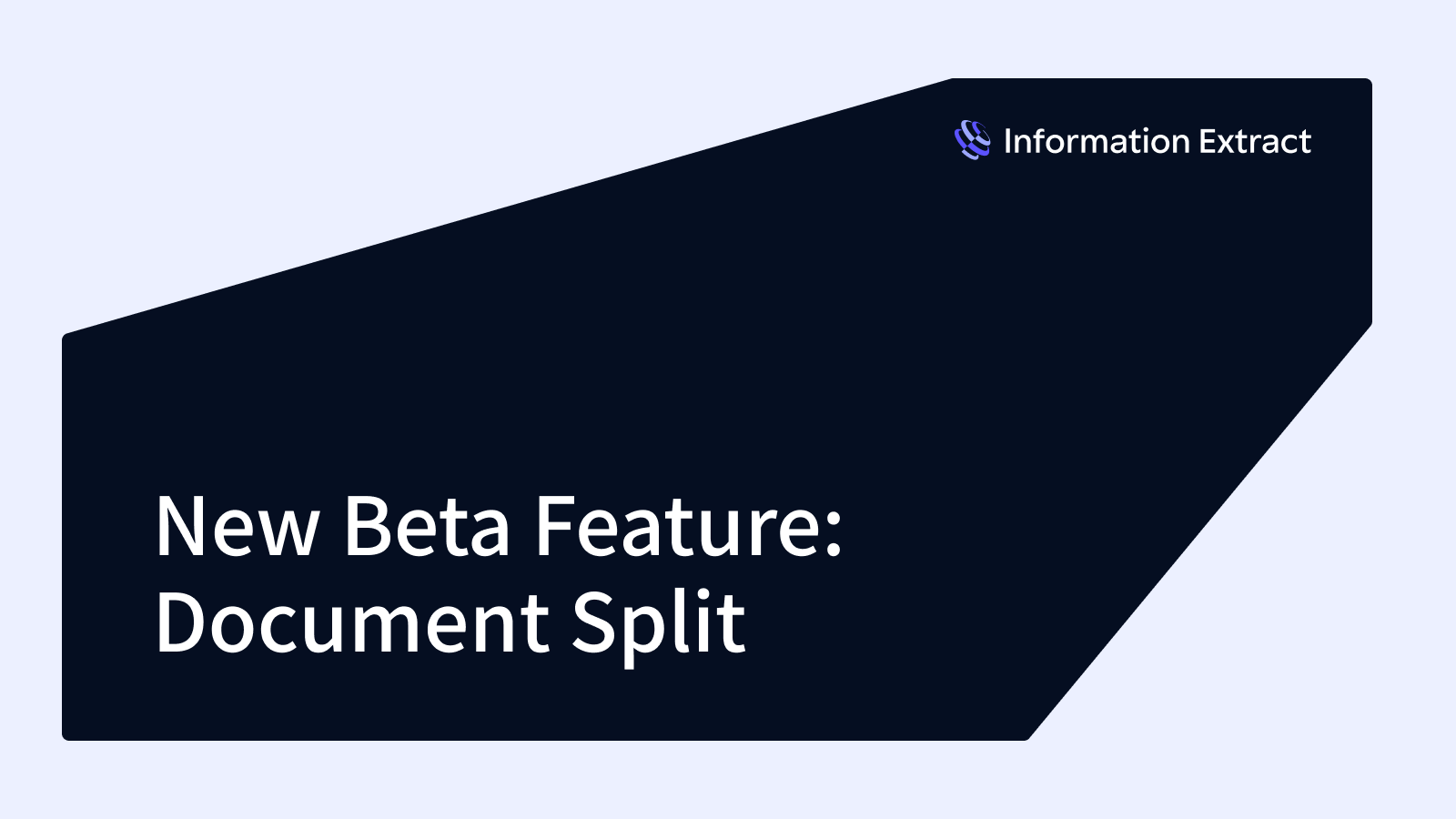 Upstage Information Extract Gets Document Split Beta 
