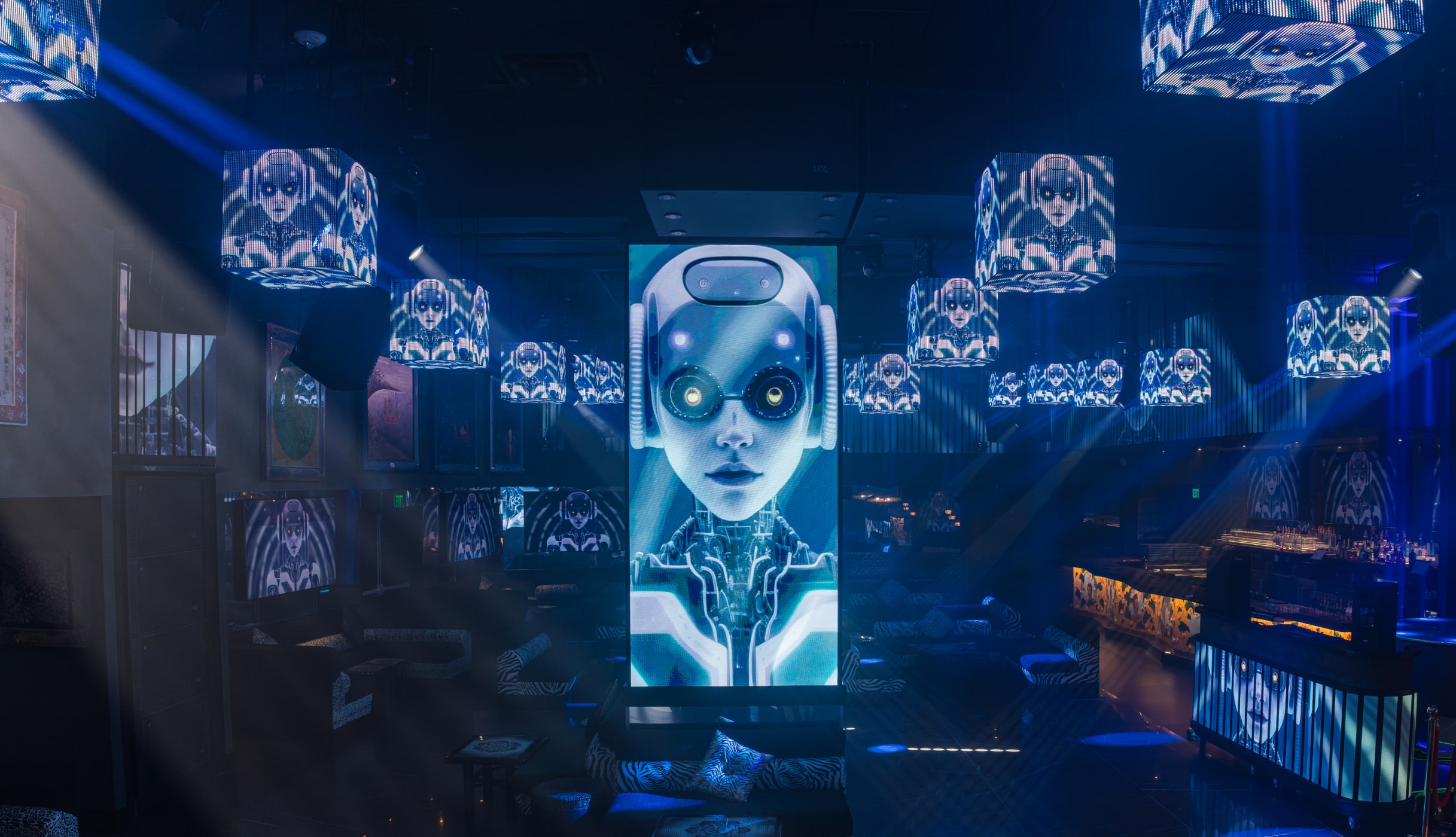 Kali Ultra Lounge nightclub VIP area with vibrant atmosphere