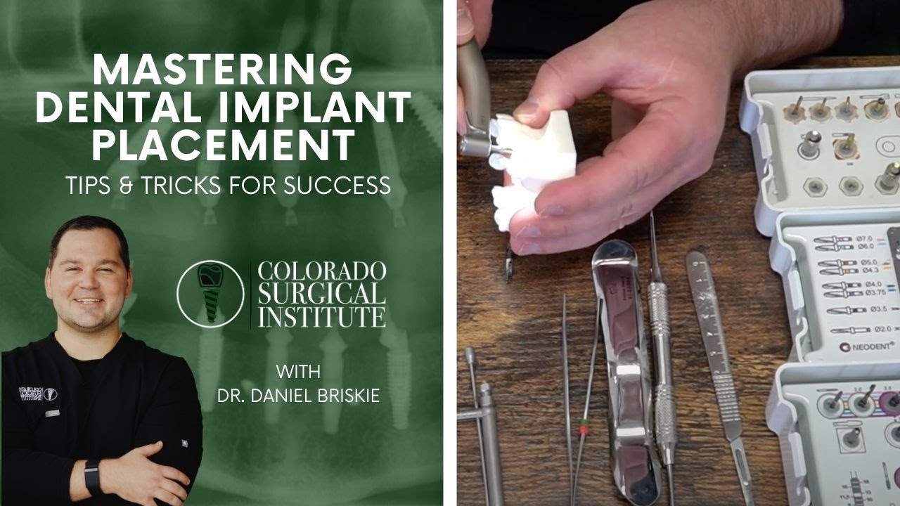 Single Implant Placement Tutorial | Pre-Course Didactics