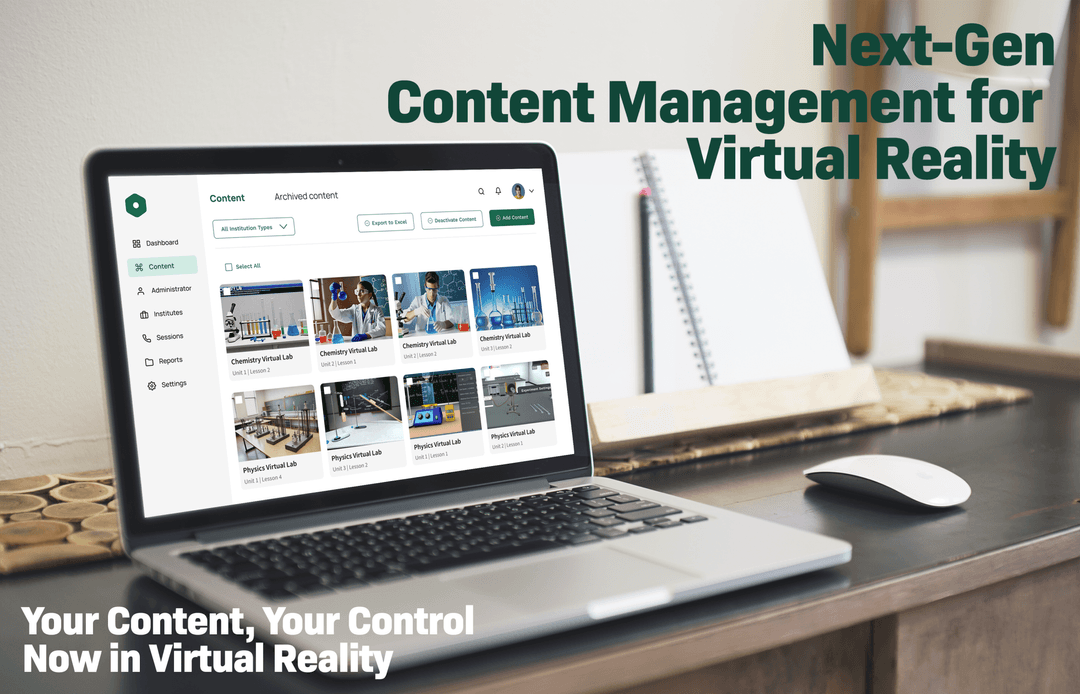 Content Management System for VR Devices