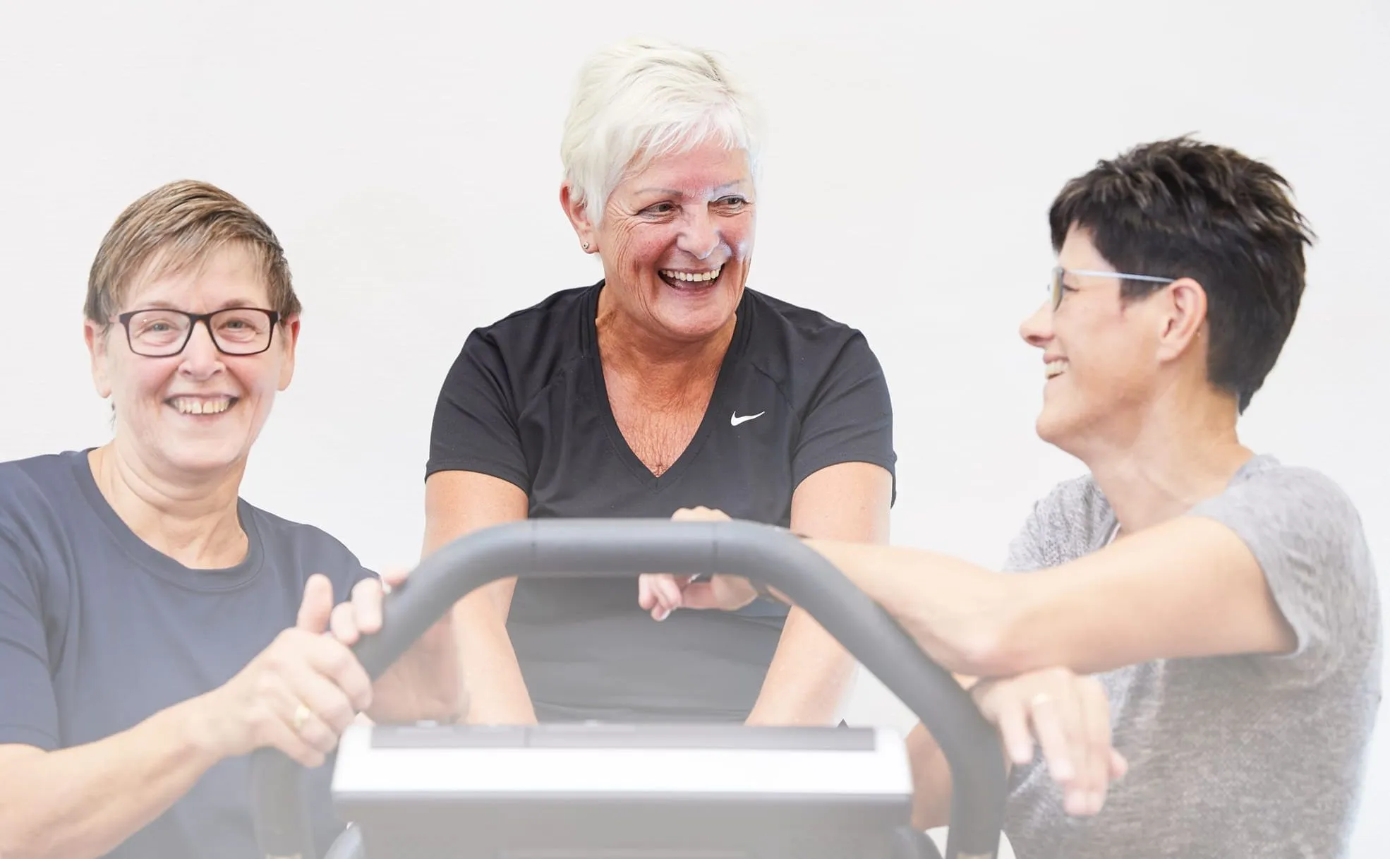 Patiënten aan het sporten