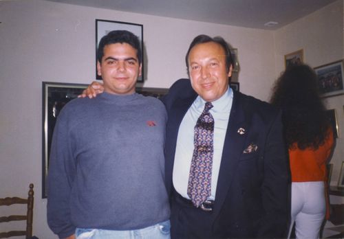 Paco Cepero y José Ignacio Franco la primera vez que se conocieron en la peña flamenca la Bulería.