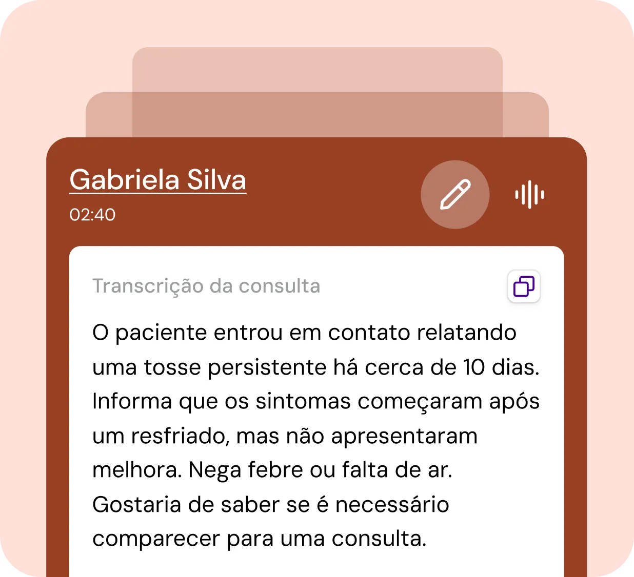 Tab 3 - Transcripts mockup