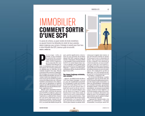 SCPI bloquées : sortie rapide avec 2nd Market | Oct. 2025