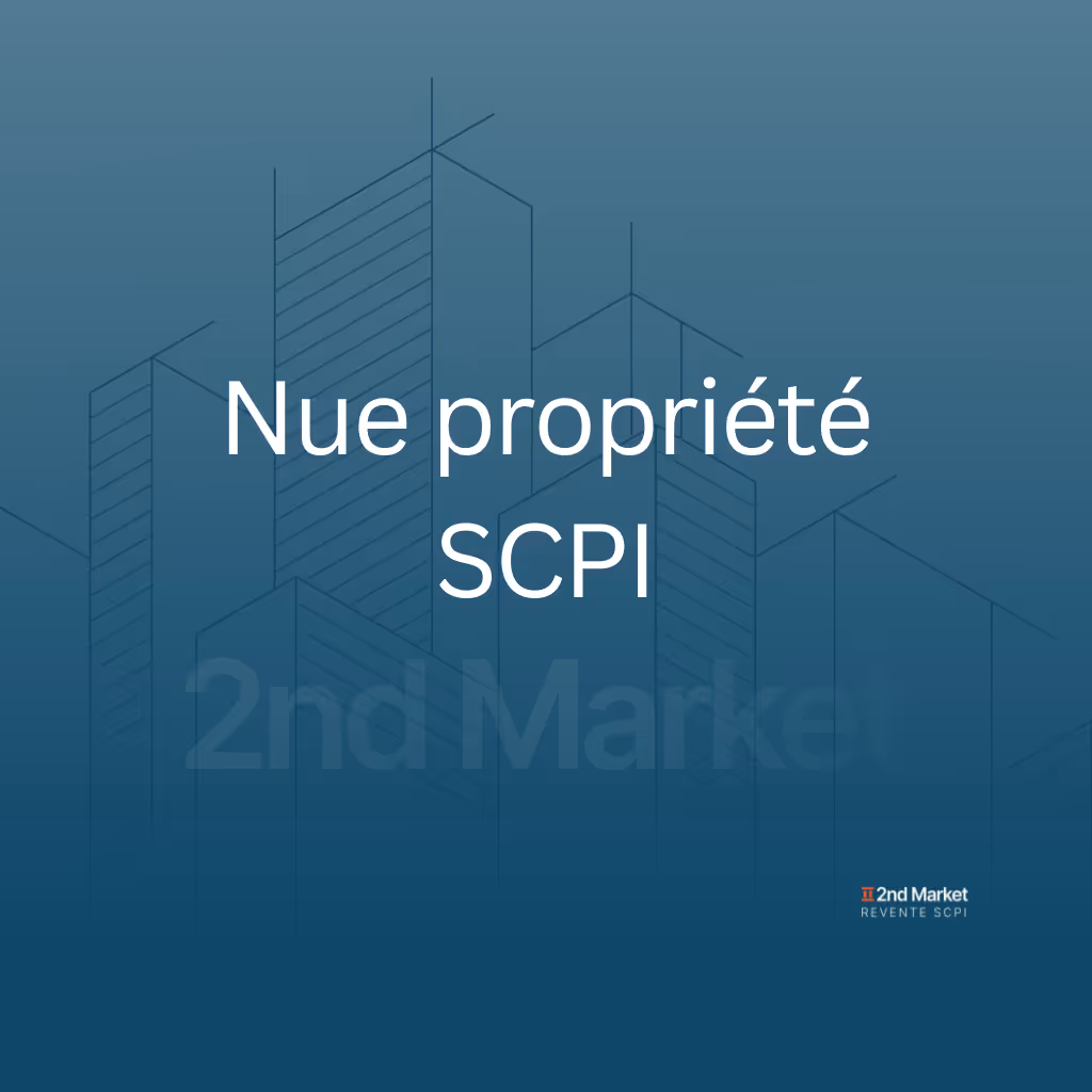 SCPI Vendôme Régions nue-propriété 2025 | Données et revente