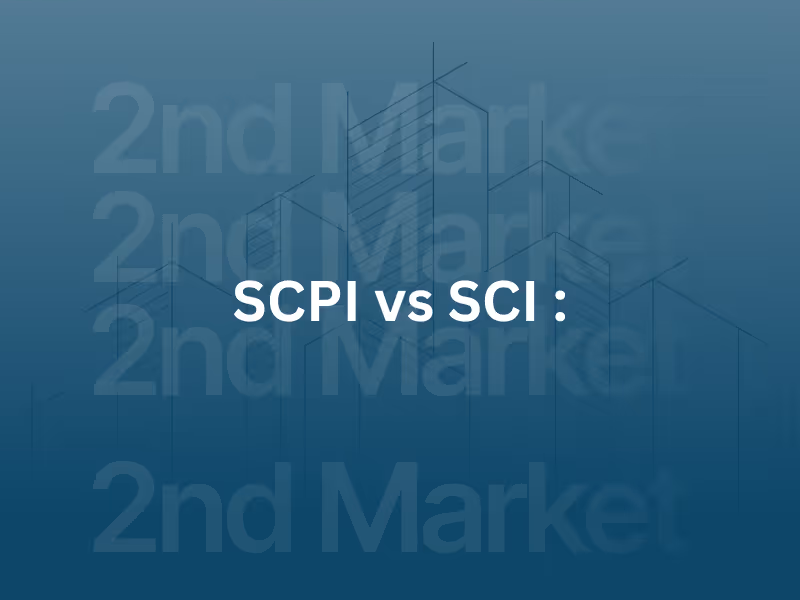 omparatif SCPI vs SCI : 6 critères pour choisir.