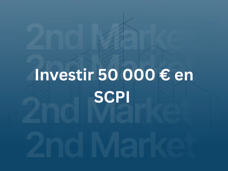 Investir 50 000 € en SCPI : diversification et optimisation fiscale