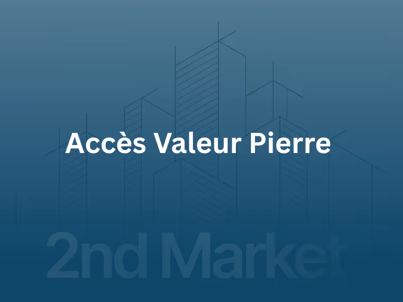 Accès Valeur Pierre T1 2026 : 113 586 parts en attente, délai théorique 14,5 ans. Vendre ou acheter sur le marché secondaire de gré à gré, sécurisé par notaire.