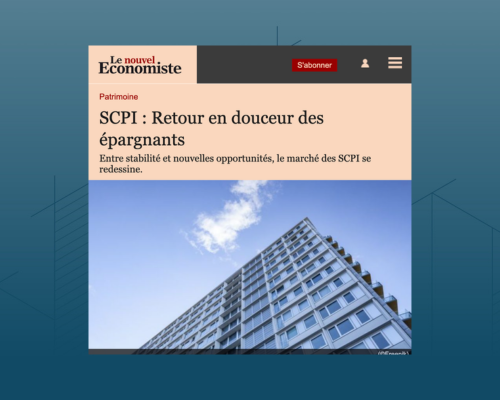 2nd Market dans Le Nouvel Economiste — dossier SCPI 2026